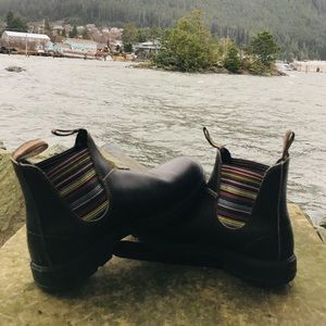 Blundstone Stout Rainbow Brown Chelsea Boots 6